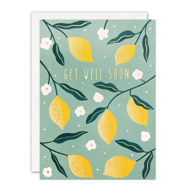 Lemons Get Well Soon Card by James Ellis