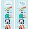 Pirate Canvas and Wood Height Chart
