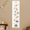 Animal Tree Canvas and Wood Height Chart