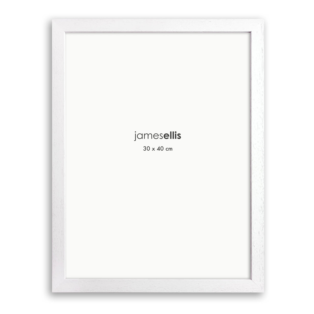 30 x 40 cm Solid Wood Picture Frame - Oak / White