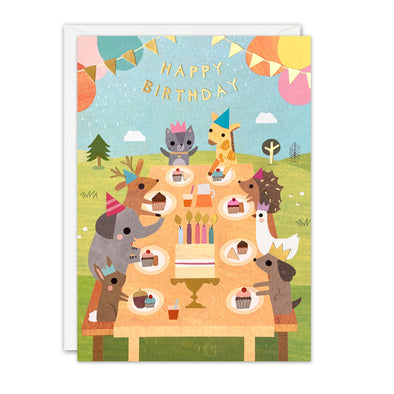Tea Party Birthday Card by James Ellis