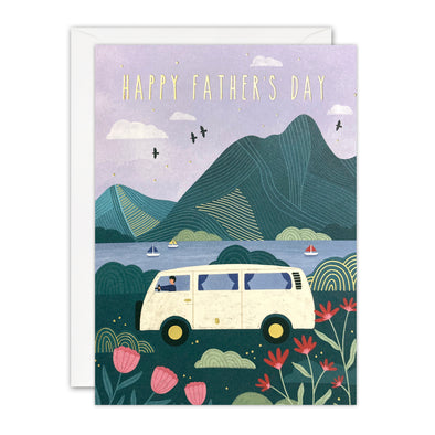 Camper Van Father’s Day Card by James Ellis