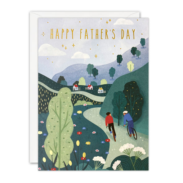 Cycling Father’s Day Card by James Ellis