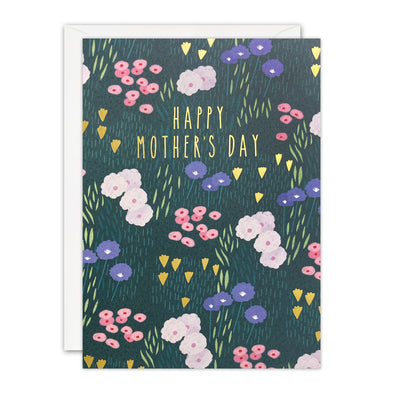 Wild Flowers Mother’s Day Card by James Ellis
