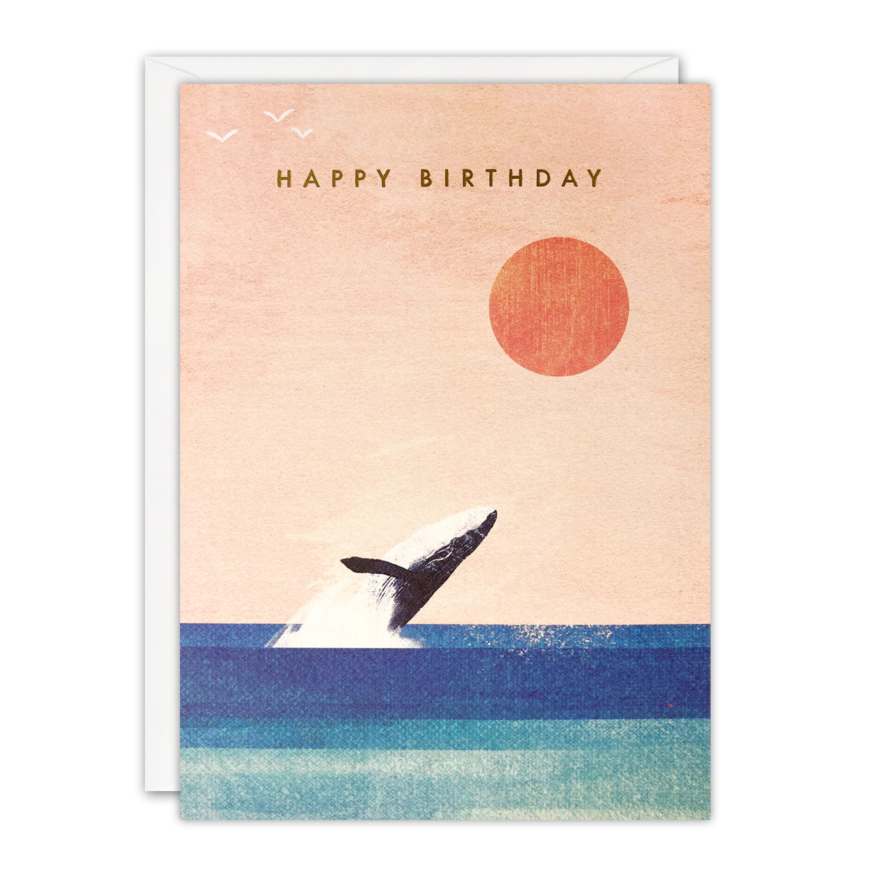 Whale Birthday Card by James Ellis