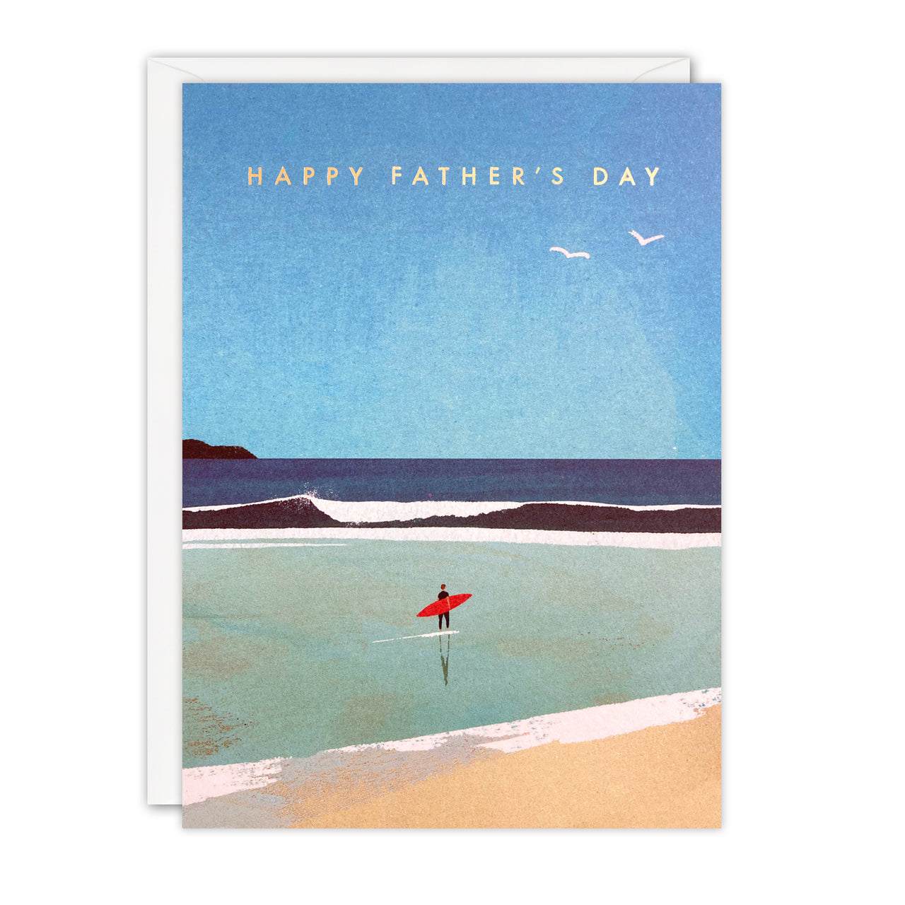 Morning Surf Father’s Day Card by James Ellis