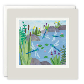 Dragonflies Art Card by Christina Carpenter