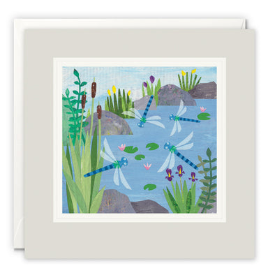 Dragonflies Art Card by Christina Carpenter