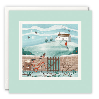 The Postman Art Card by Holly Astle
