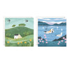 Cornish House and Harbour Wallet of Eight Notecards by James Ellis