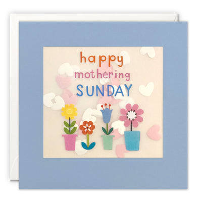 Flowers Mothering Sunday Card with Paper Confetti - Paper Shakies by James Ellis