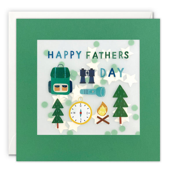 Forest Adventure Father's Day Card with Paper Confetti - Paper Shakies by James Ellis