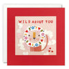 Lion Valentine's Day Card with Paper Confetti - Paper Shakies by James Ellis