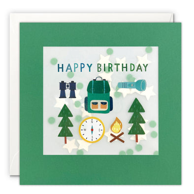 Forest Adventure Birthday Card with Paper Confetti - Paper Shakies by James Ellis