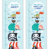 Pirate Canvas and Wood Height Chart
