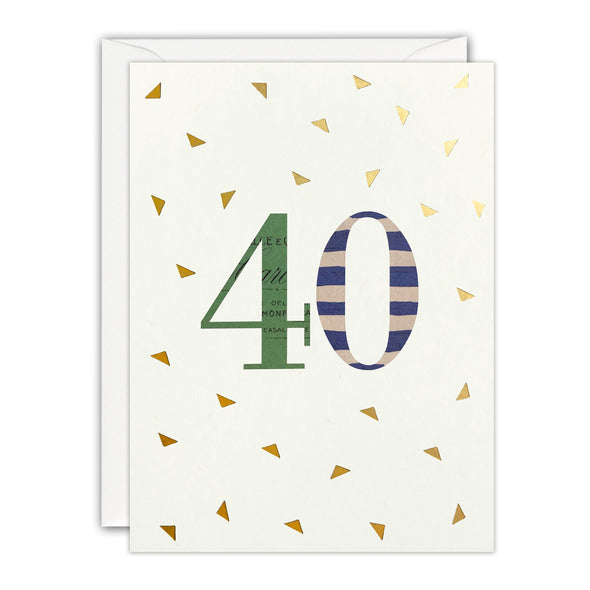 Age 40 Card by James Ellis
