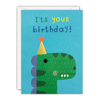 Dinosaur Mini Birthday Card by James Ellis