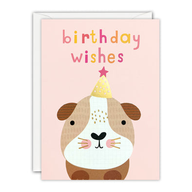 Guinea Pig Mini Birthday Card by James Ellis