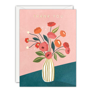 Vase Mini Thank You Card by James Ellis