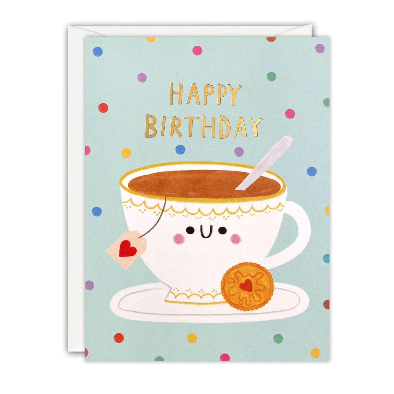 Tea Mini Birthday Card by James Ellis