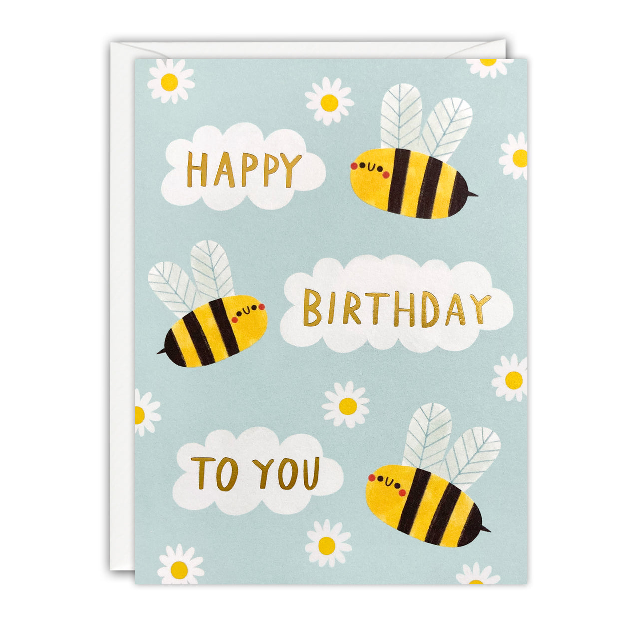 Bees Mini Birthday Card by James Ellis