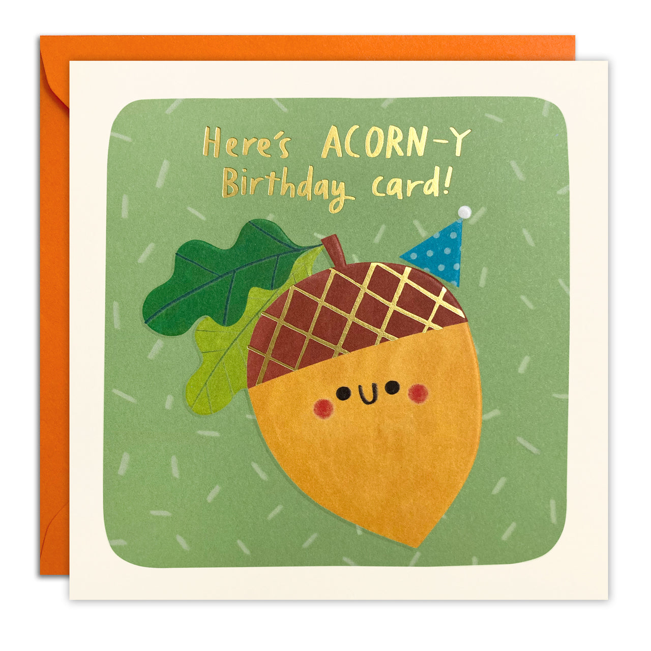 Acorn-y Birthday Card by James Ellis