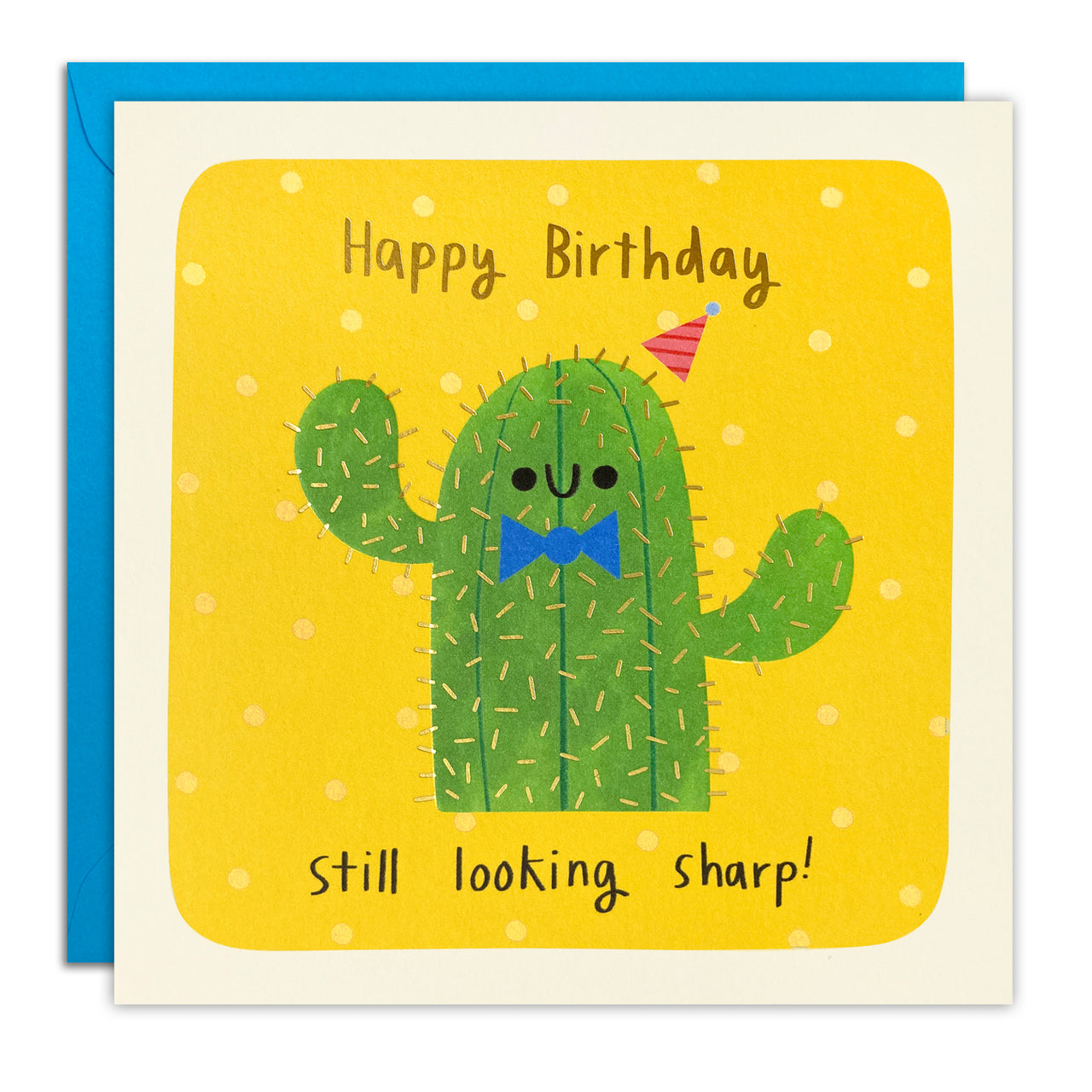 Sharp Cactus Birthday Card by James Ellis