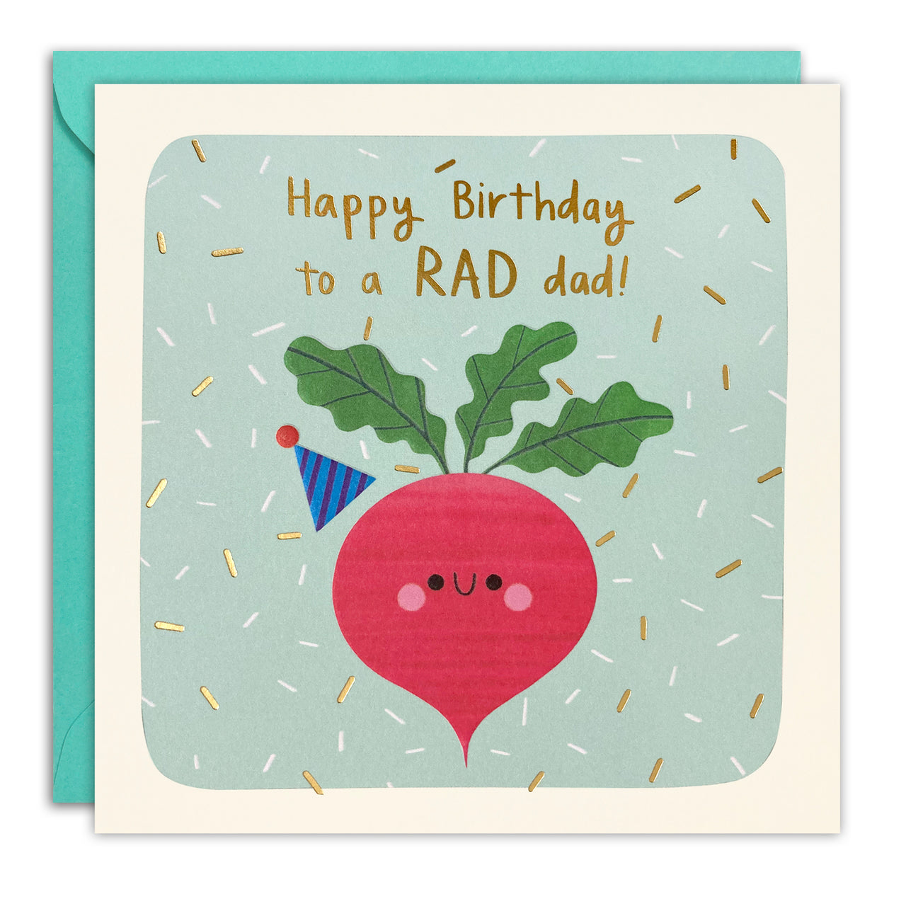 Rad Dad Birthday Card by James Ellis