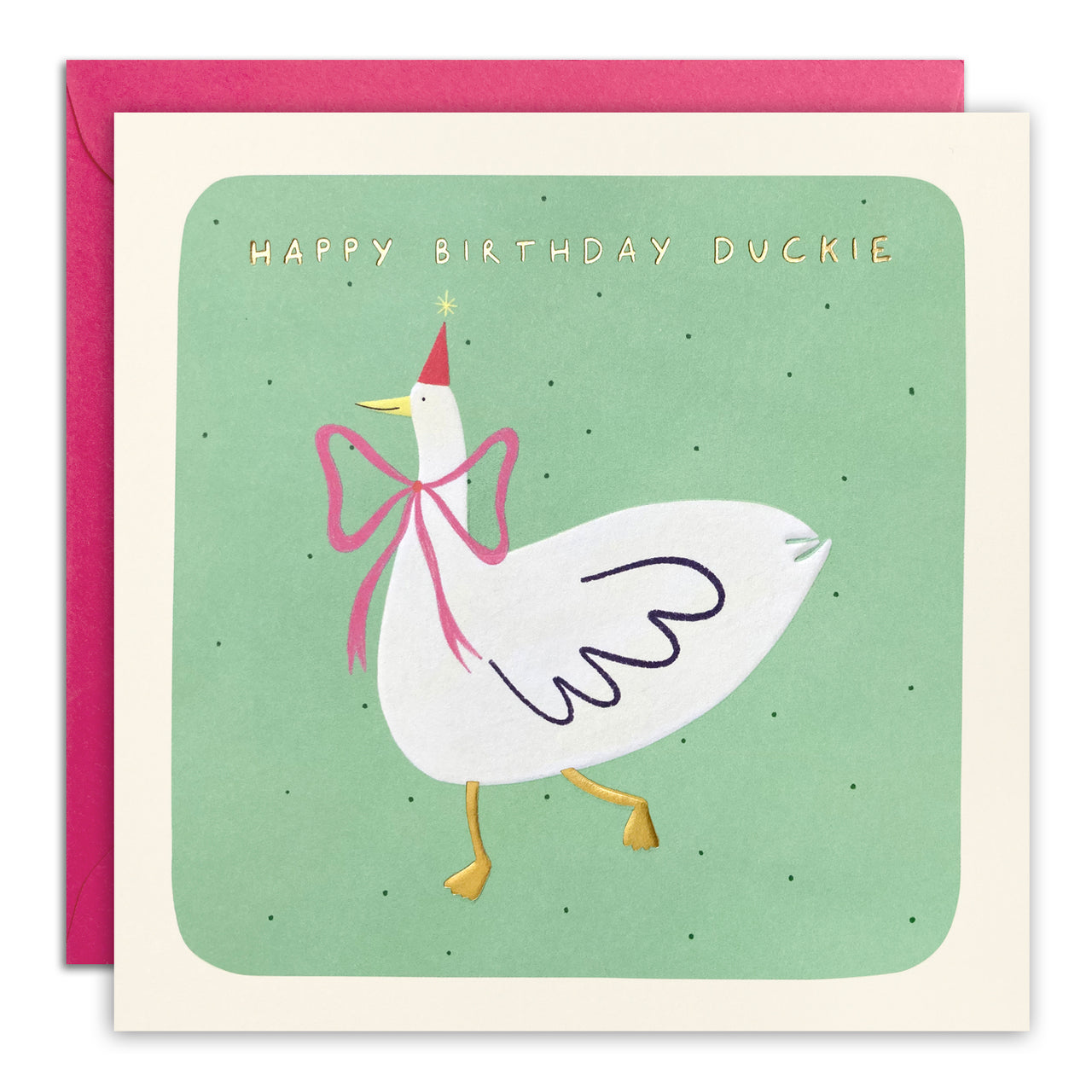 Happy Birthday Duckie Card by James Ellis