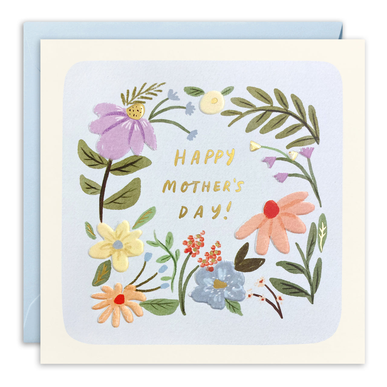 Flower Circle Mother's Day Card by James Ellis