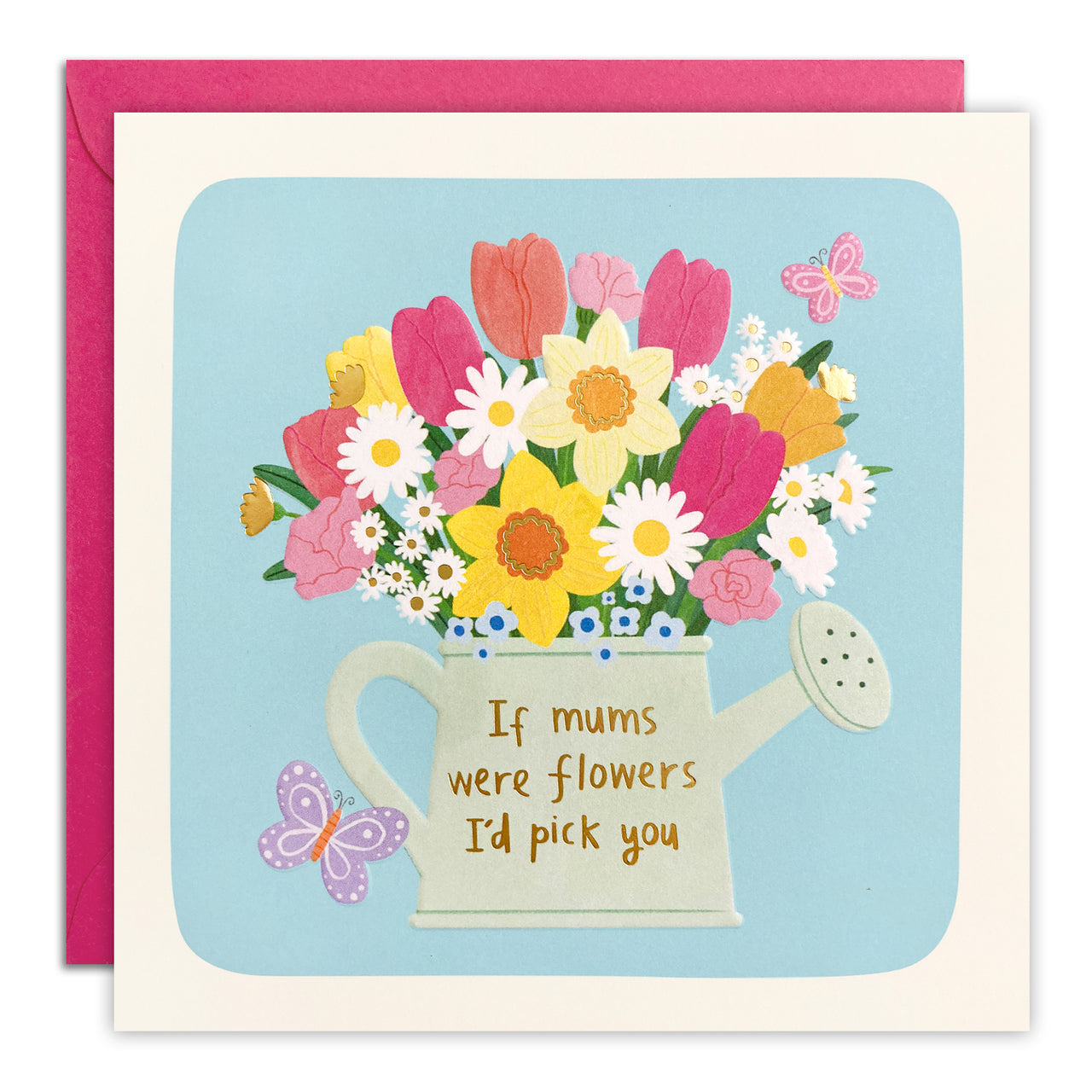 Watering Can Mother’s Day Card by James Ellis