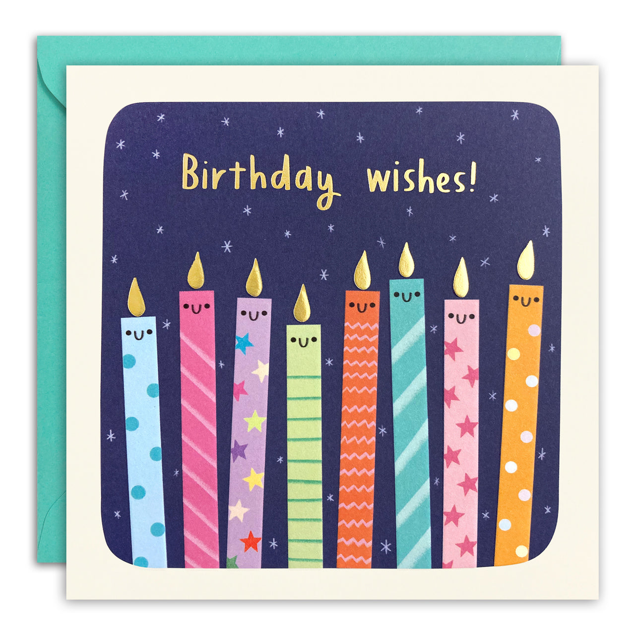 Candles Birthday Card by James Ellis