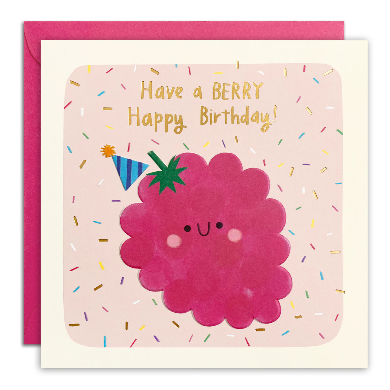 Berry Happy Birthday Card by James Ellis