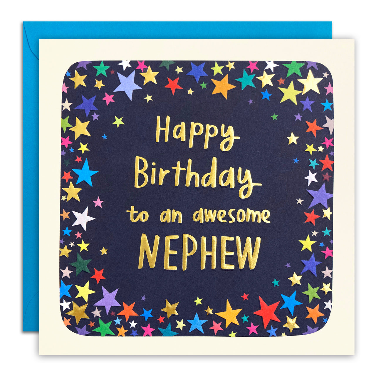 Awesome Nephew Birthday Card by James Ellis