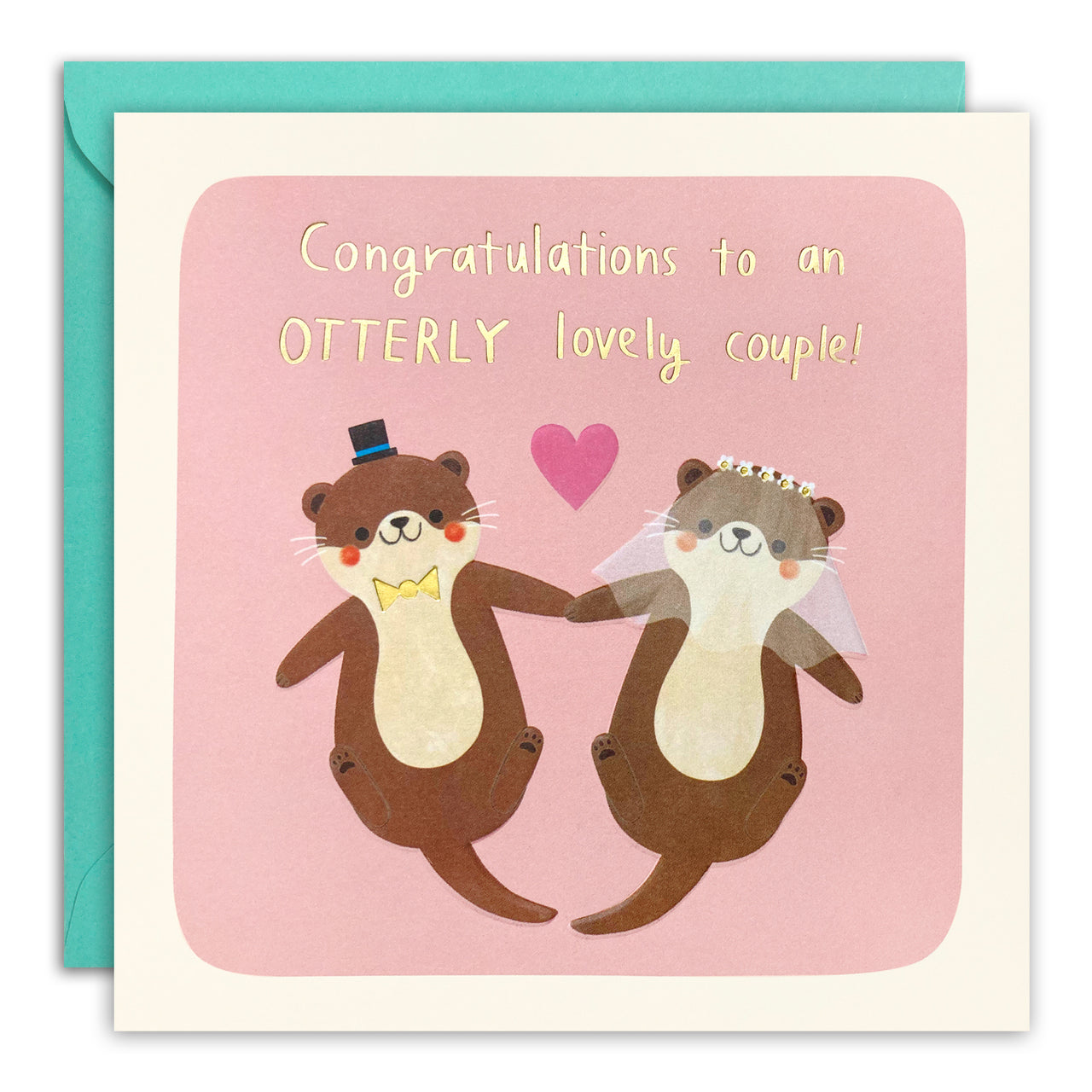 Otterly Lovely Wedding Card by James Ellis