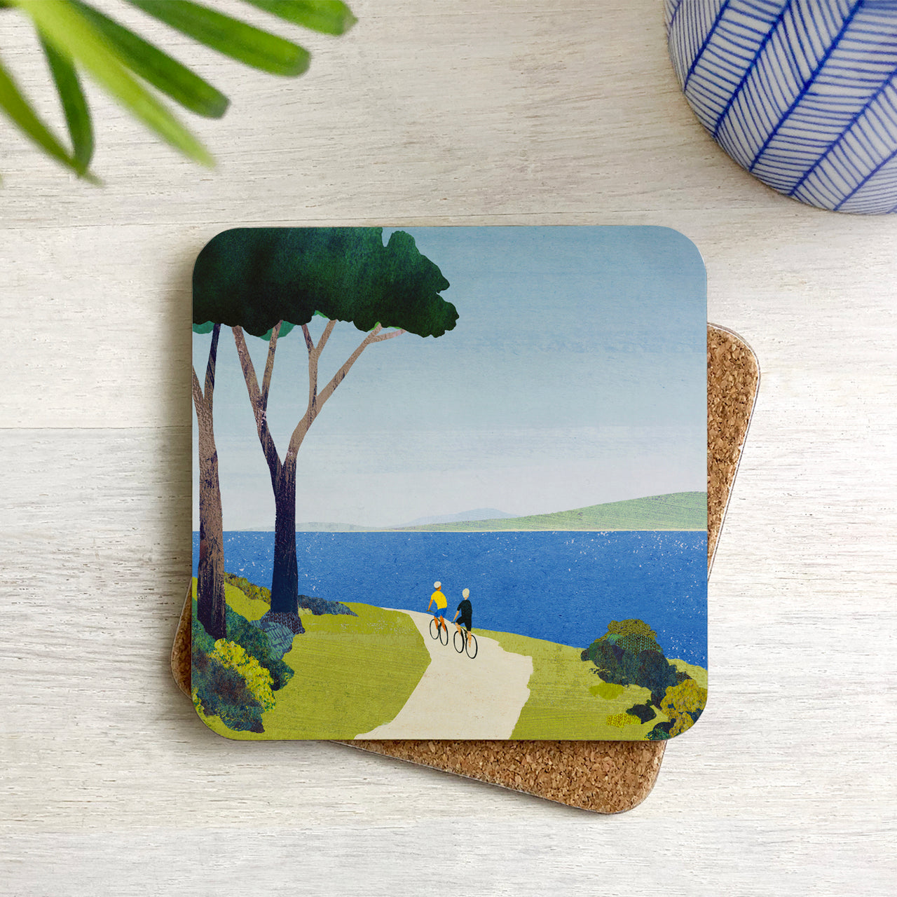 Cycling by the Sea Coaster by James Ellis