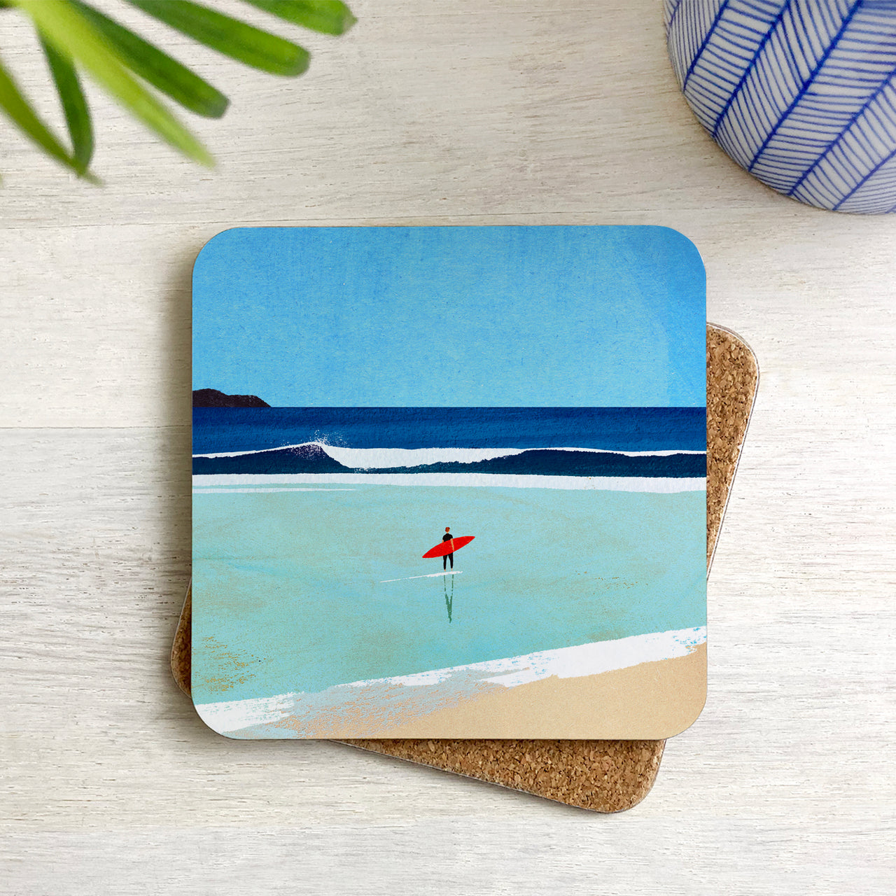 Morning Surf Coaster by James Ellis