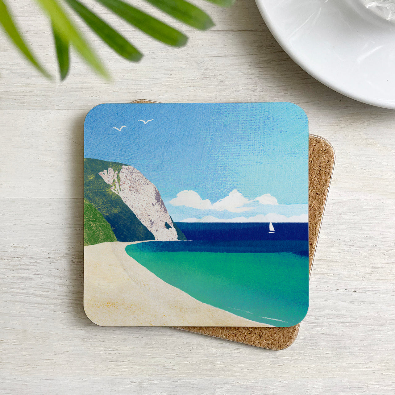 Sandy Beach Coaster by James Ellis