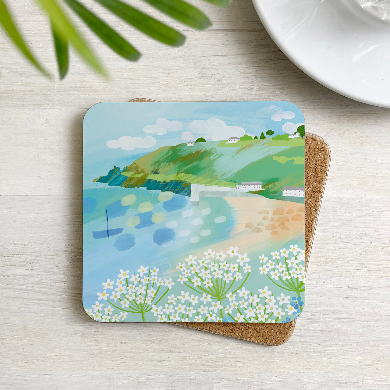 Sunny Cove Coaster by James Ellis