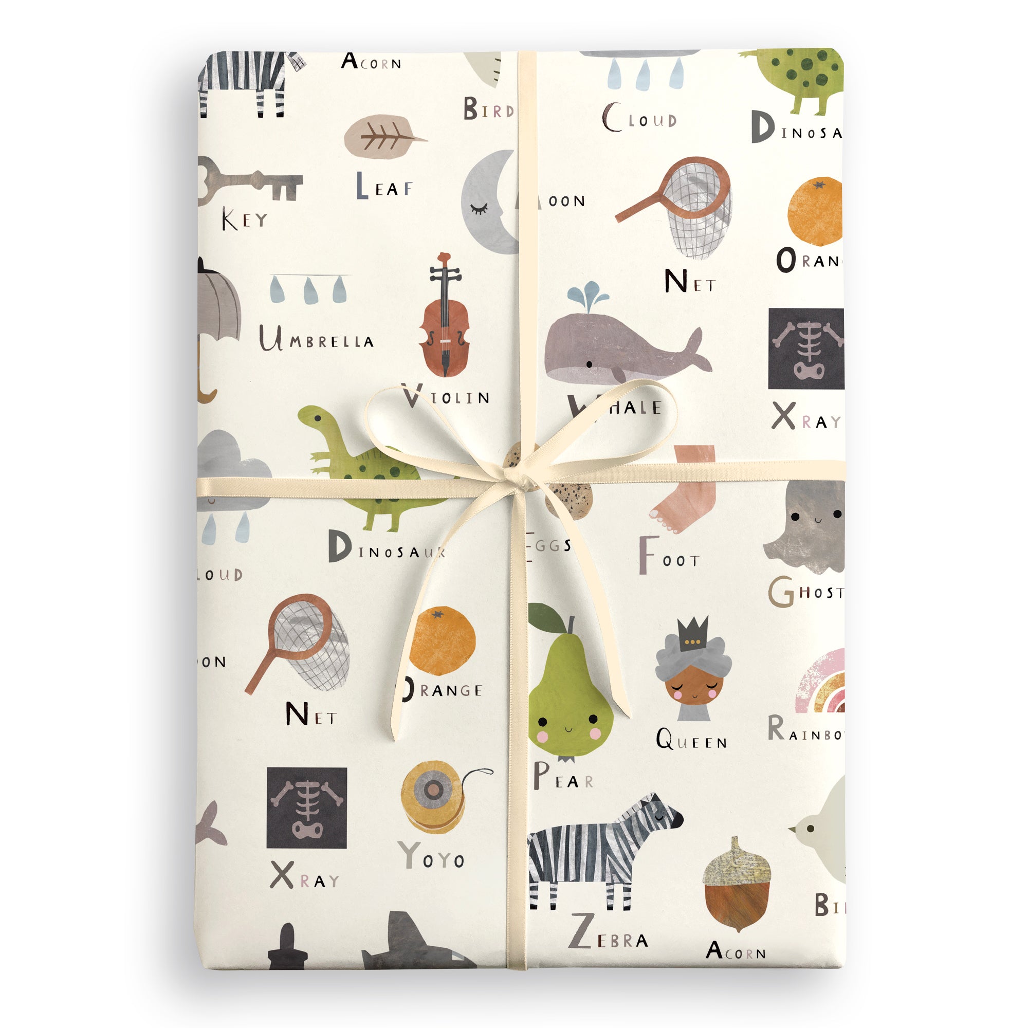 Wrapping Paper Abcd Alphabet Wrapping Paper by James Ellis