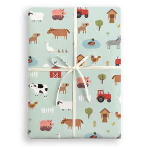 Farm Wrapping Paper by James Ellis