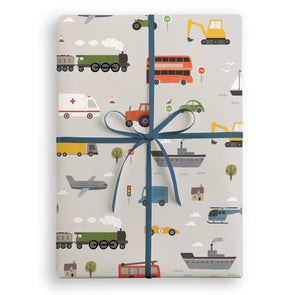 Transport Wrapping Paper by James Ellis