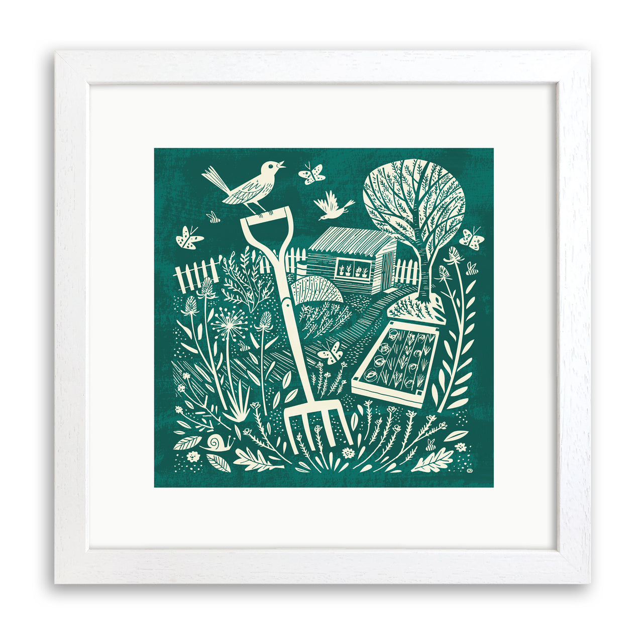 Garden Fork Art Print by Matt Johnson