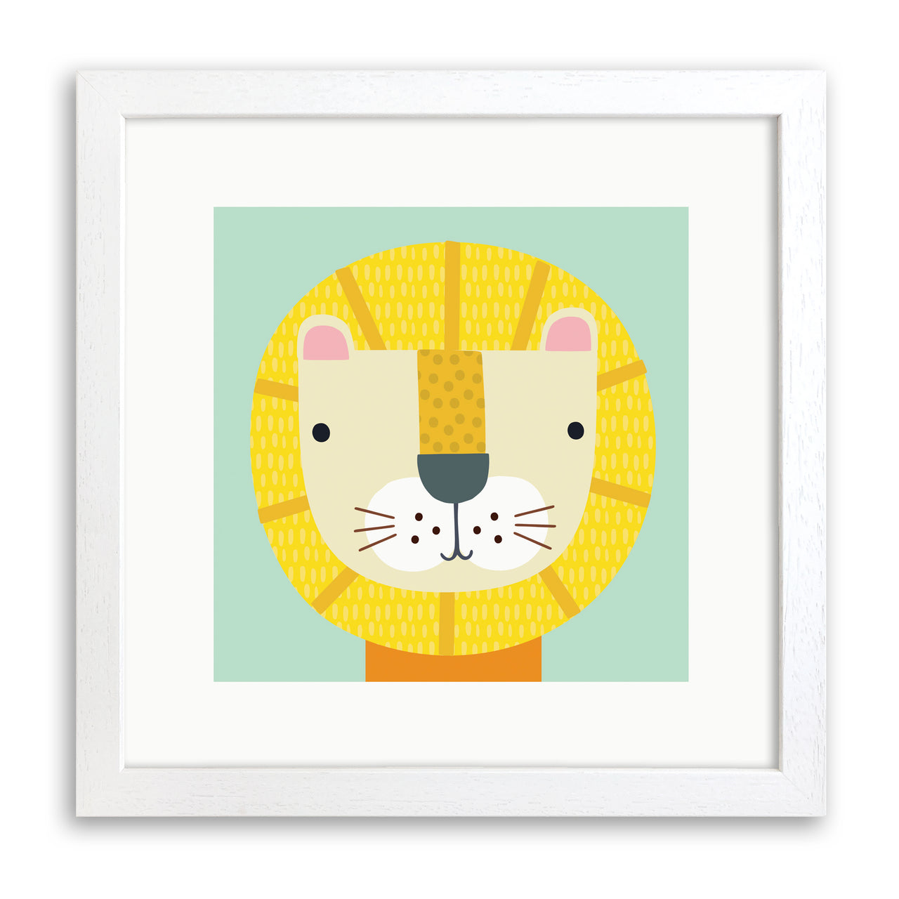 Lion Art Print by Sally Payne