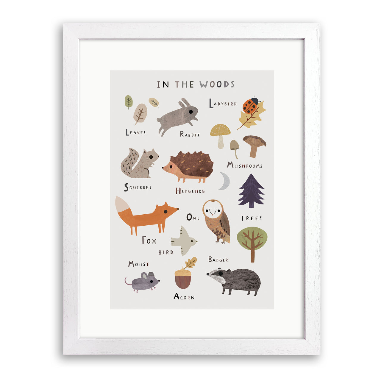 In the Woods Print by Linda Tordoff