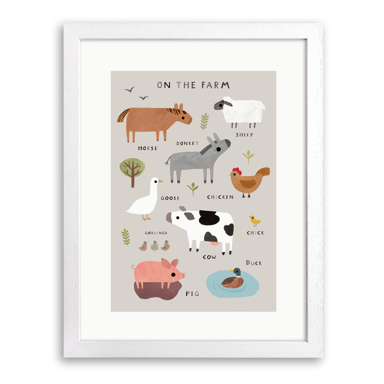 On the Farm Print by Linda Tordoff