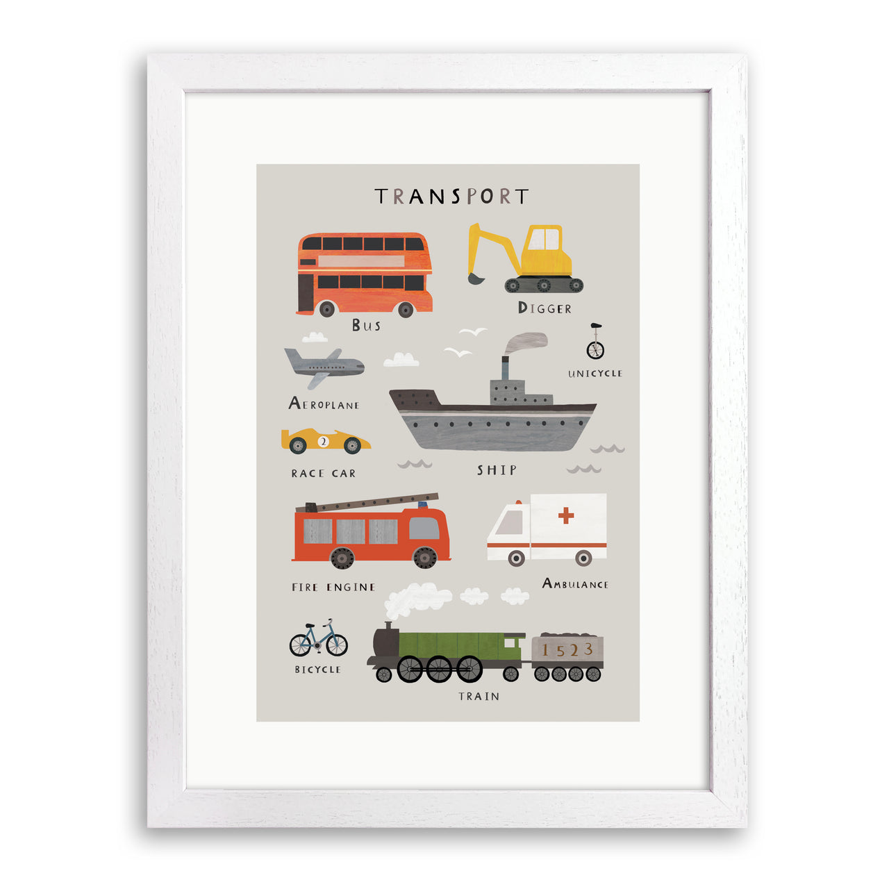 Transport Print by Linda Tordoff