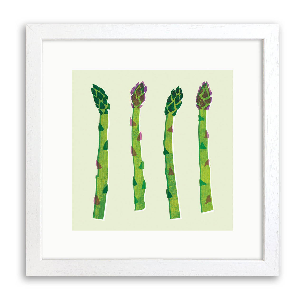 Asparagus Print by Rebecca Hollingsworth