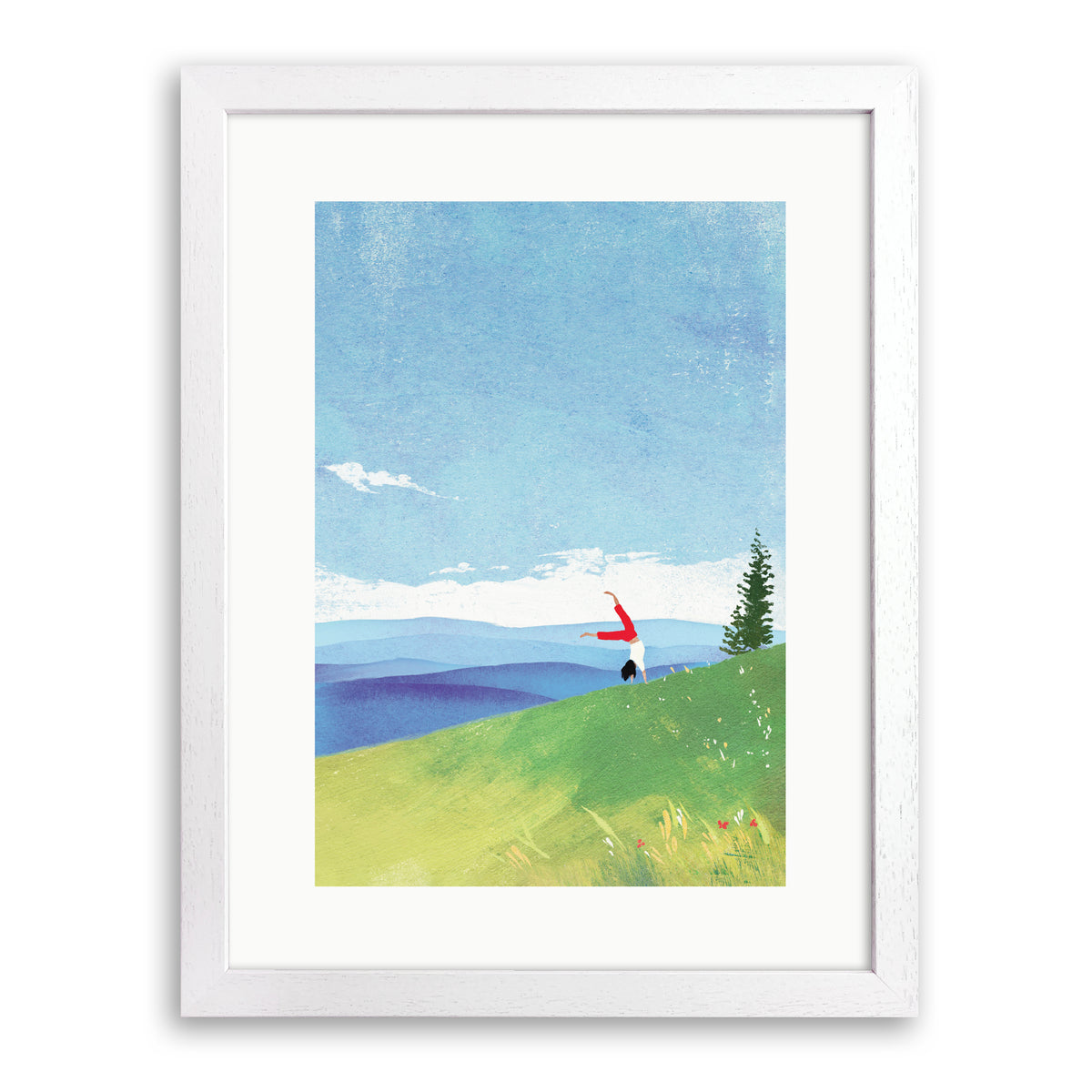 Cartwheel Print by Henry Rivers