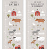 Farm Canvas and Wood Height Chart